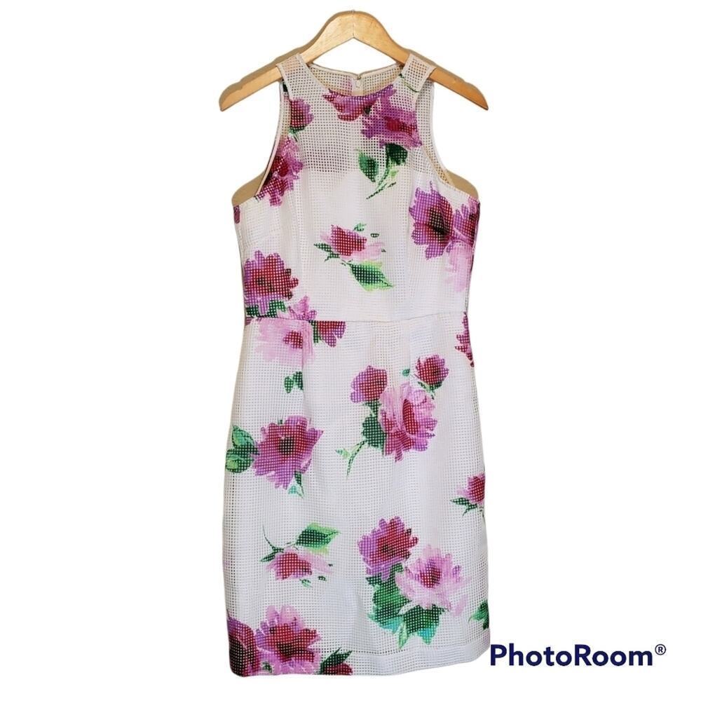 Katherine Kelly Floral Sleeveless Dress Sz 8